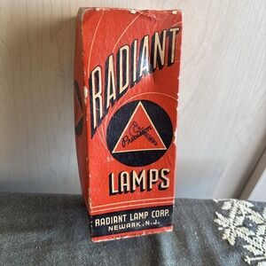 Radiant Lamp Corp., 1000 W., 115 V, T12 Filament Intact w/Original Box